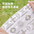 OEING户外一次性坐垫防潮垫便携露营加厚防水地垫草坪野餐隔脏折叠垫子 1包/10个装【民族风一次性坐垫】 1个