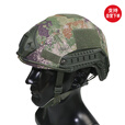 凰一 FAST战术头盔防护训练玻璃钢头盔布套盔套虎斑特战头盔 1.3kg玻璃钢盔+水墨夏盔套
