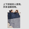 Naturehike挪客晴天信封睡袋单人户外露营装备上下可拼接双人登山旅行隔脏被 LW180/深蓝拼浅蓝