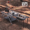 白鹿领地户外折叠桌轻量化速开IGT桌露营野餐桌子2.5单元铝合金桌 速开IGT折叠桌
