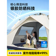 雨阳墅家帐篷户外过夜露营装备野外加厚防雨儿童室内公园折叠全自动便携式 【一门一窗2-3人】云雾灰