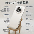 华为（HUAWEI）Mate70手机【24期免息】mate70鸿蒙AI红枫原色影像智能架构红外遥控NFC北斗卫星信息 曜石黑 12GB+1T 官方标配