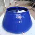 骆穂豆水袋圆台储水罐水囊大容量软体加厚可折叠户外工地农用抗旱 蓝色 0.1吨下0.7上0.5高0.4