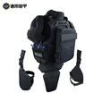 UA通用装甲牦牛阻燃黑全防护战术背心俄式重型防弹背衣防刺马甲UTA 阻燃黑+软质双防套餐