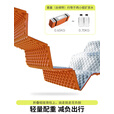北山狼  蛋巢防潮垫 户外露营蛋槽垫睡垫折叠坐垫地垫 防潮坐垫 加厚2.6款灼日橙-【1个装】