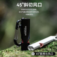 HIKEMAN憨客户外救生应急哨子超大声高频口哨高分贝爆音铝合金求生救援哨 5个装-颜色随机-【挂绳款】 可备注颜色
