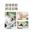 太力海绵垫自动充气户外露营充气垫折叠睡垫防潮加厚午休垫奶咖色