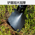 工兵铲多功能户外铲子车载自驾野营露营便携铁铲松土折叠家用园艺 升级款工兵铲40.5cm【用断包赔】