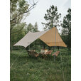 伯希和户外天幕帐篷超轻便携露营轻量化遮阳棚超大野营防晒装备 13㎡【卡其色】