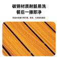 露营车桌板便携桌板户外小车桌板通用强力承重摆摊野营野餐装备 78cm银彩+卡扣*6+6mm螺母卡扣*6