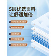 太力海绵垫自动充气户外露营充气垫折叠睡垫防潮加厚午休垫奶咖色