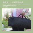 牛津布户外露营野餐收纳袋天幕折叠桌椅帐篷床垫杂物鱼具收纳背包 黑色收纳袋【60*31*24】