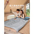 骆驼（CAMEL）户外双人睡袋露营加厚冬季防寒便携式睡袋A7S3K11682.2Kg橙拼灰