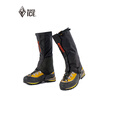 黑冰徒步登山防水雪套沙漠防沙鞋套耐磨防泥防污鞋套雪地脚套 黑色 S