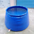 骆穂豆水袋圆台储水罐水囊大容量软体加厚可折叠户外工地农用抗旱 蓝色 0.1吨下0.7上0.5高0.4
