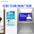 SANGENIU 21.5英寸分诊屏导诊屏医院HIS叫号显示屏 电梯广告屏 超薄壁挂广告机