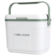 CAMELJEANS户外保温箱家用冰桶冷藏箱烧烤露营野炊钓鱼运输食品手提冰箱 10L（赠冰砖X1、冰袋X5）,HO734