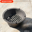 糜岚（MieLanat）老式碳火炉炉户外室内便携式铸铁炉生铁炉子烤火取暖烧烤肉 13.5CM内炉栅