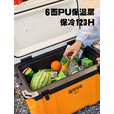 喜马拉雅露营保温箱冷藏箱商用钓箱摆摊车载保冷长时间冷藏保鲜户外冰箱 26L冰桶长效锁温26L【送5冰袋】