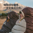 Naturehike挪客雪鸟木乃伊羽绒睡袋保暖被超轻便携春秋冬季户外露营登山过夜 适宜-10.8~2.5°C/SP1000焦茶L