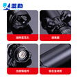 蓝勤 激光瞄准器 夜间瞄准方向可调含万能管夹 红色激光