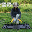不止荒野户外折叠桌露营桌子可折叠便携式液压杆碳钢合金多功能户外茶桌 碳烤炉+猛火炉【全套+茶盘】 自动液压杆+高强度碳钢支架