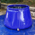 骆穂豆水袋圆台储水罐水囊大容量软体加厚可折叠户外工地农用抗旱 蓝色 0.1吨下0.7上0.5高0.4