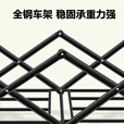 野徒者露营车户外推车野餐车儿童可躺露营装备折叠摆摊营地车小买菜车 活力橙-16寸【飞机轮】 升级加粗全钢车架