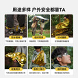 伯希和（Pelliot）应急保温毯户外露营防寒保暖急救毯野外生存防晒便携压缩毯 木炭银-1枚装