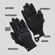 勤智乐战术防割手套机械手套防护触屏5级防割训练骑行防撞五级全指户外 5级防割手套款式一(手掌周长24cm） 均码
