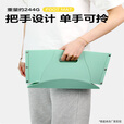凌云鹤飞机脚垫折叠脚托睡觉神器便携高铁旅行长途必备火车歇脚垫 浅绿色飞机折叠脚垫 【便携收纳 结实耐用】