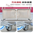 卫辞移动地摊车不锈钢摆摊小推车加厚手推餐车折叠多功能夜市冷饮 加厚镀锌钢1.5米