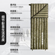 北极狼（BeiJiLang）羽绒睡袋轻量化鹅绒成人户外露营旅行便携式打地铺车载用午休被子 600g【藏蓝色】【高蓬松鸭毛绒】9~12℃