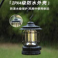 JCZS德国品牌户外露营灯复古多功能野外露营马灯超长续航充电照明 【德国精工电池款】露营灯【曜石黑】