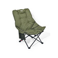 原始人户外折叠椅便携钓鱼沙滩躺椅月亮椅露营椅子便携式午休躺椅野餐凳 加高绿色椅*4+120蛋卷桌+推车+20㎡天幕