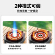 JEEP户外便携卡式炉炊具煮茶炉红外线防风分离式装备二合一式卡式炉 钢灰-【猛火红外二合一】+收纳箱+转接头