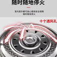 仰朋木炭烤火炉取暖炉手提烤火盆家用移动碳盆烧烤炉炭炉日式室内乔迁 31加厚烤炉(带网)直径31高17厘米