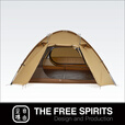 自由之魂（The Free Spirits）繁星Stars 4户外四人抗风防雨三季露营帐篷 繁星4 皇家紫&马尔斯绿+地布