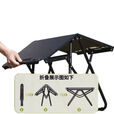 新品露营置物折叠桌IGT公园桌多功能战术桌轻量化户外便携野餐桌 104*45*48【大号液压】送加厚手提包+灯架 【出口品质】加厚规格+送收纳包