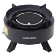 CAMELJEANS红外线卡式炉分体式户外煮茶炉便携式露营炊具2025新款 【一套配齐】炉+气瓶*4+烤盘+锅具4件套+挡风板