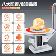 智扣气化炉柴火灶柴煤两用炉无烟农村家用烤火取暖炉加厚无烟回风炉 1.0米【玻璃桌】
