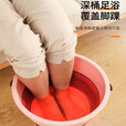 糜鸿（MIEHONE）折叠桶家用泡脚洗车钓鱼车载旅行大小号水桶 折叠款-小号浅绿5L可装10斤