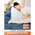 北山狼 户外露营抗菌睡袋 成人加厚野营秋冬信封式睡袋可拼接午休被子 2.3kg山影青【升级抗菌款】