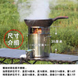 绿简堂柴火灶无烟灶不锈钢加厚农家用灶新款大防风罩柴火炉便捷柴火炉 风机（风口直径3.8厘米）