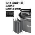 black dog黑狗野营套锅户外炊具露营卡式炉锅具便携套装三合一