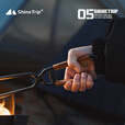 ShineTrip山趣焚火钳户外露营烧烤加长加厚碳夹子工具用品防烫柴火木炭夹子 ST-05系列焚火钳套装-大号