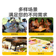 原始人（The Primitive）户外露营防水防油一次性桌布加厚耐磨轻便野餐长方形野营摆摊餐布 一次性桌布【5张装】