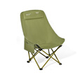 原始人（The Primitive）户外折叠椅月亮椅加高露营椅子钓鱼凳便携式躺椅午休沙滩椅野餐 经典大靠背椅【舒适头枕】橄榄绿