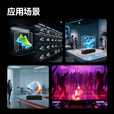 COEUS桌面版迷你LED显示屏广告机裸眼3d全息风扇投影仪展示盒子空气成像商用超清支持人机AI语音对话互动功能 桌面3D全息盒 20cm显示尺寸带电池喇叭