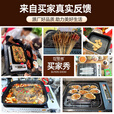 美精灵户外烧烤卡式炉燃气商用烤鱼炉盘便携式多功能燃气家用火锅卡磁炉 蓝深锅款+4罐气/涮煮/煎炸/烧烤